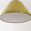 Calyx pendant lamp in glossy khaki green with white interior