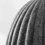 pendant light Siza Ø77 cm - folded grey textile look