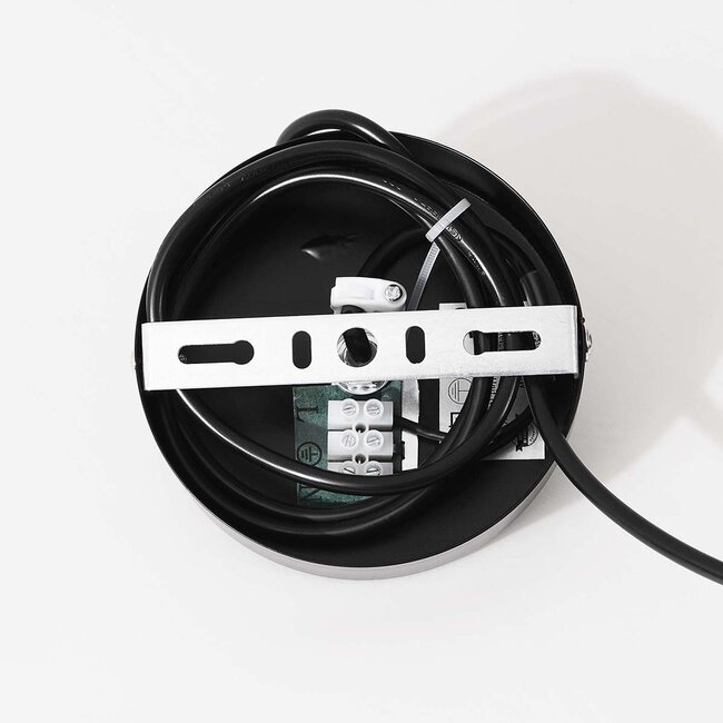 Pendant light Siza with folded grey textile look – Ø77 cm