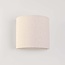 Wall light Tova with linen shade in off-white