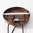 3-light pendant light Pella - brown ombre glass globes