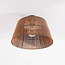 Ceiling lamp Tami in warm bronze with bamboo shade