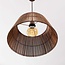 pendant light Tami - warm bronze with bamboo shade
