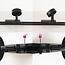1-phase track lighting system, 1.5 metres, with black Colle spotlights, 3000K