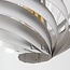 White Perla pendant light with layered iron design