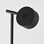 Floor lamp Zinc with rechargeable reading lamp, touch dimmer and integrated LED – black