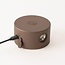 Floor lamp Zinc with rechargeable reading light, touch dimmer and integrated LED – taupe