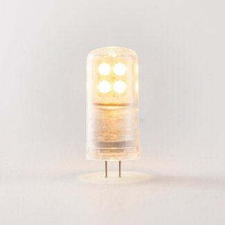 Dimmable G4 LED bulb, matt, 2700K, 2.1W