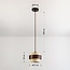 1-light pendant light Mavero made of cement and wood