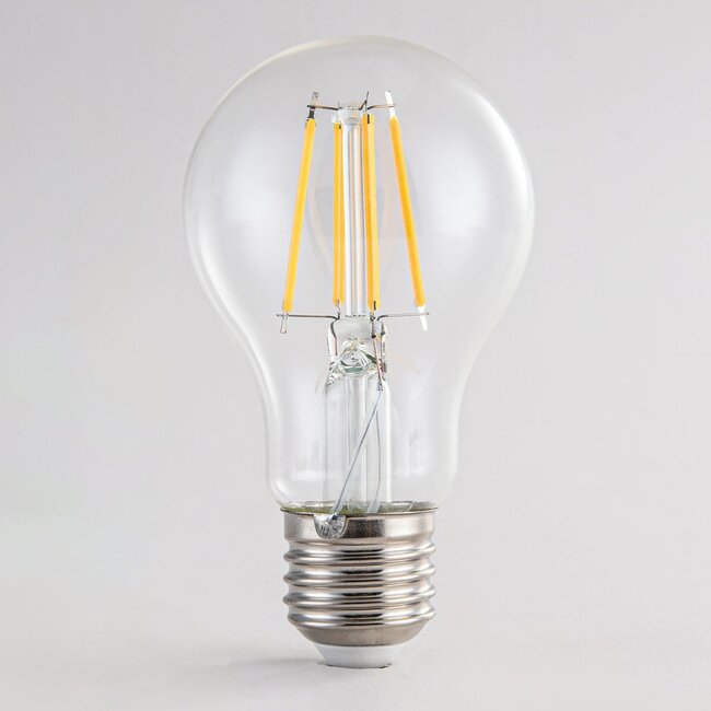 4.5W & 7W  filament lamp, 2700K, clear glass Ø60, 3-steps dimmable
