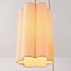 Pendant light Orva with 3 bulbs in beige linen