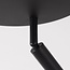 Black ceiling lamp Dora with three adjustable spotlights