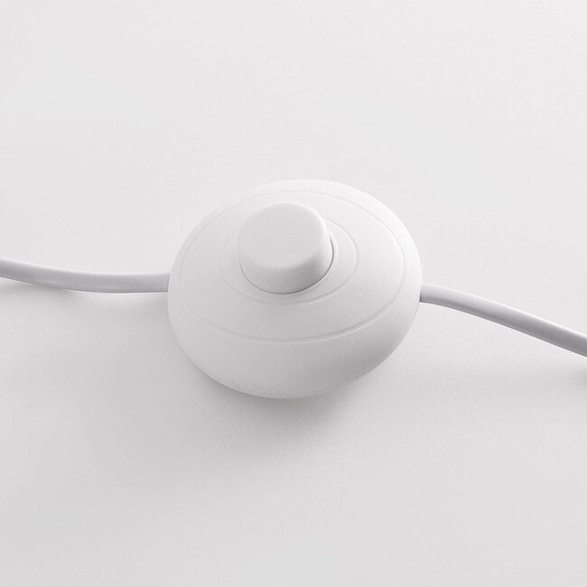 Modern Kodee floor lamp in beige with opal white glass