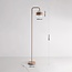 Floor lamp Kodee with opal white glass - beige