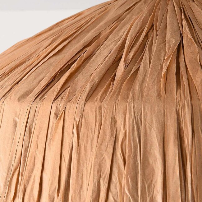 Boho ceiling light Baro made of natural raffia paper Ø58