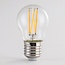 G45 clear glass filament bulb, dim-to-warm, 2200–2700K, 2.5W & 4.5W