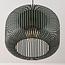 Pendant lamp Viro in green metal Ø38 cm