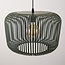 Pendant lamp Viro in green metal Ø38 cm