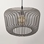 Pendant lamp Viro in light grey metal Ø38 cm