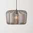 Pendant lamp Viro in light grey metal Ø38 cm
