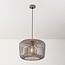 Pendant lamp Viro in light grey metal Ø38 cm