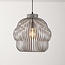 Pendant lamp Kavo in light grey metal Ø40 cm