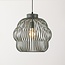 Pendant lamp Kavo in green metal Ø40 cm