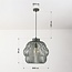 Pendant lamp Kavo in green metal Ø40 cm