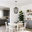 Pendant lamp Taro in dark grey metal Ø35 cm