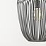 Pendant lamp Taro in dark grey metal Ø35 cm