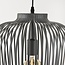 Pendant lamp Taro in dark grey metal Ø35 cm