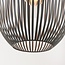 Pendant lamp Taro in dark grey metal Ø35 cm