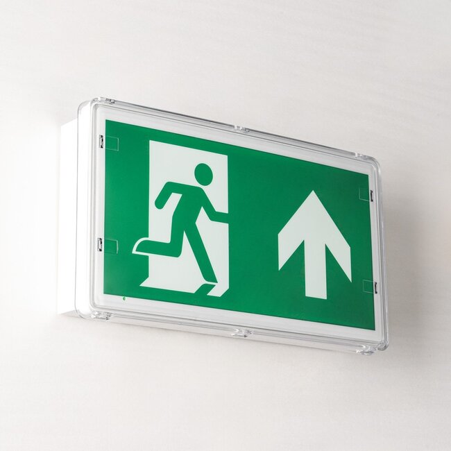 3W surface-mounted emergency lighting with 4 legends
