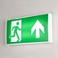 Surface-mounted 3-watt emergency lighting unit with 4 pictograms