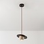 Pendant light Tona made of travertine (natural stone) and wood