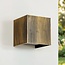 Oliver outdoor wall light - Black with brushed Gold