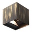 Oliver outdoor wall light - Black with brushed Gold