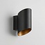 Modern wall lamp Lee in black and gold