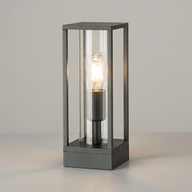 Industrial outdoor table lamp Ted - black