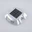 Silver solar ground spotlight Parker - set of 2