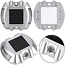 Silver solar ground spotlight Parker - set of 2