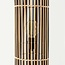 Lori bamboo floor lamp in black and natural