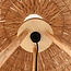 Boho floor lamp Sunroot in rattan
