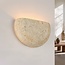 Wall light made of travertine (natural stone) with semi-circular design - Teros