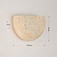 Wall light made of travertine (natural stone) with semi-circular design - Teros