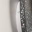 Round wall lamp Vero in cement and opal-white glass with dark grey terrazzo look