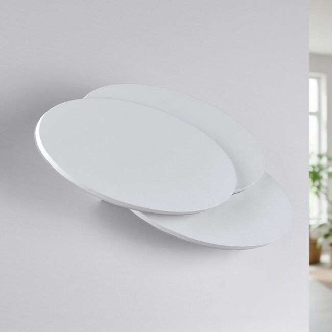 Designer wall lamp Haarlem in white