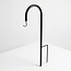 Metal garden poles with hook 62.5 cm, set of 5