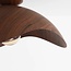 ceiling light Casthano Ø46 cm - walnut-look metal shade