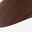 ceiling light Casthano Ø46 cm - walnut-look metal shade